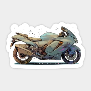 Hayabusa 21 cyber Sticker